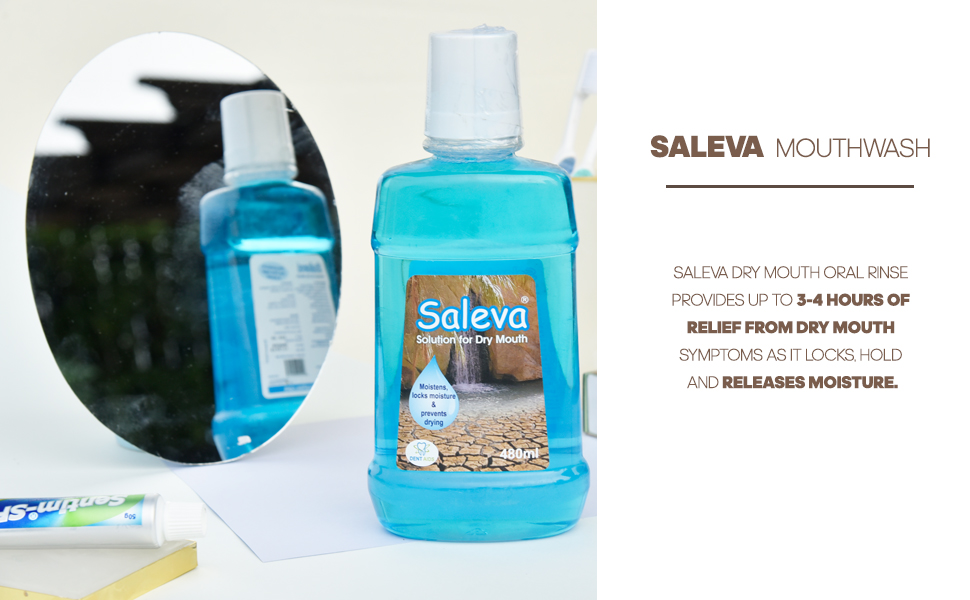Saleva mouthwash