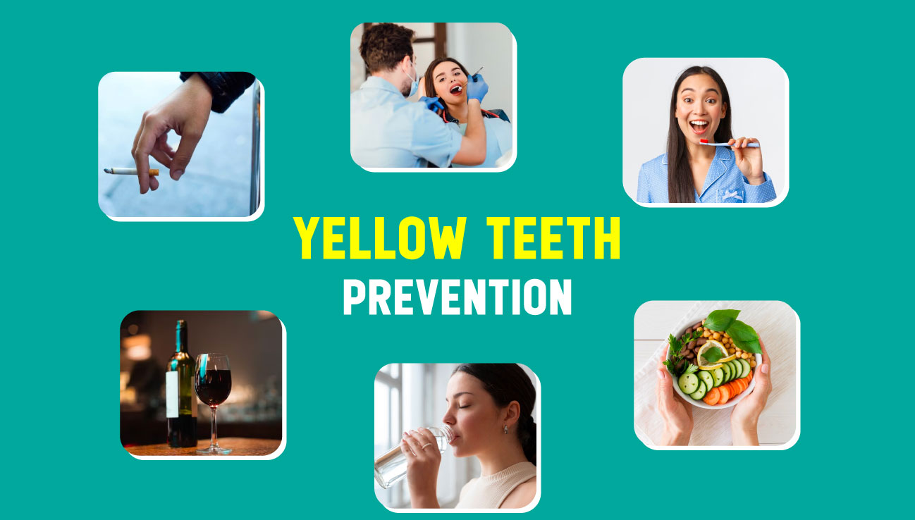yellow teeth prevention
