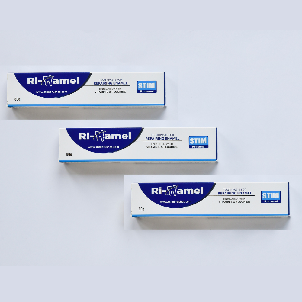 STIM RI Namel Toothpaste to Re-mineralize Enamel- Pack Of 3