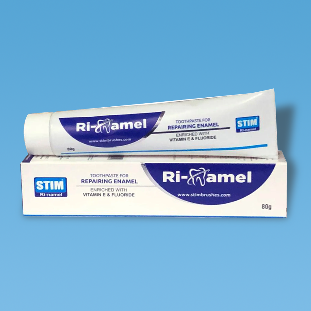 STIM Ri-Namel Toothpaste to Re-mineralize Enamel