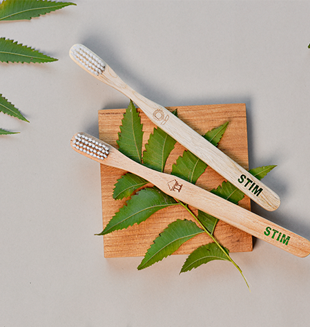 STIM Eco Bio Neem Wooden Toothbrush